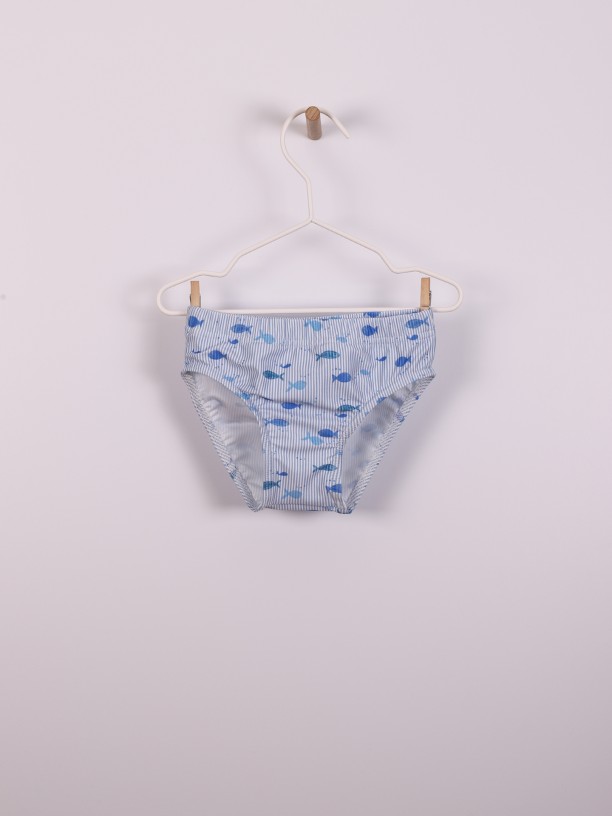 Little fish swimming slip Little fish swimming slip