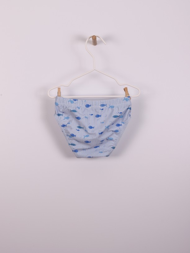 Little fish swimming slip Little fish swimming slip
