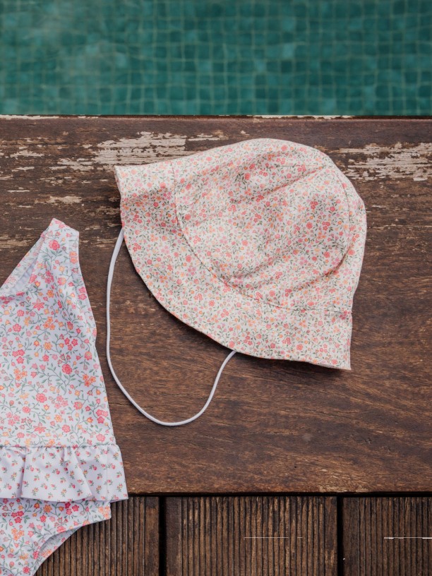 Floral sun hat
