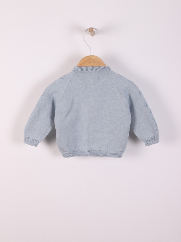 Organic cotton cardigan