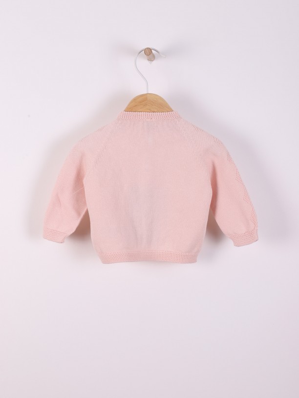 Organic cotton cardigan