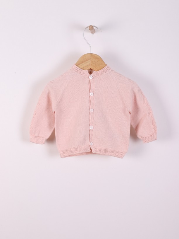 Organic cotton cardigan