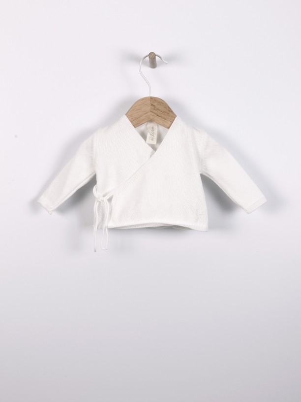 Organic cotton cardigan