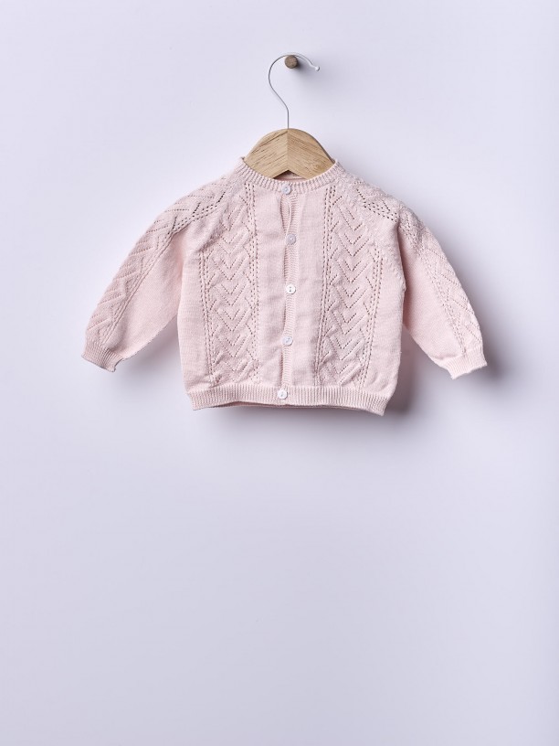 Organic cotton cardigan Organic cotton cardigan