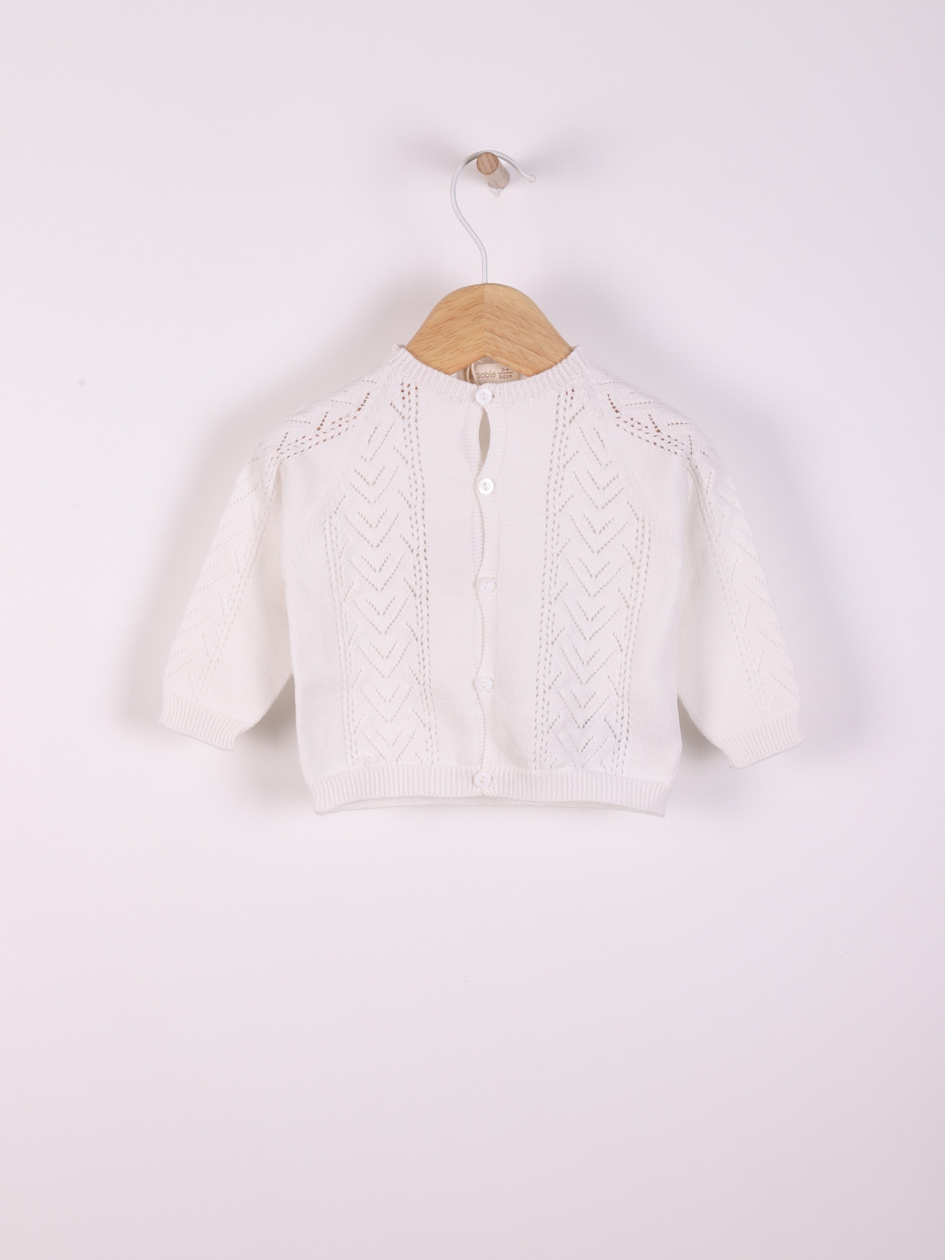 Organic cotton cardigan