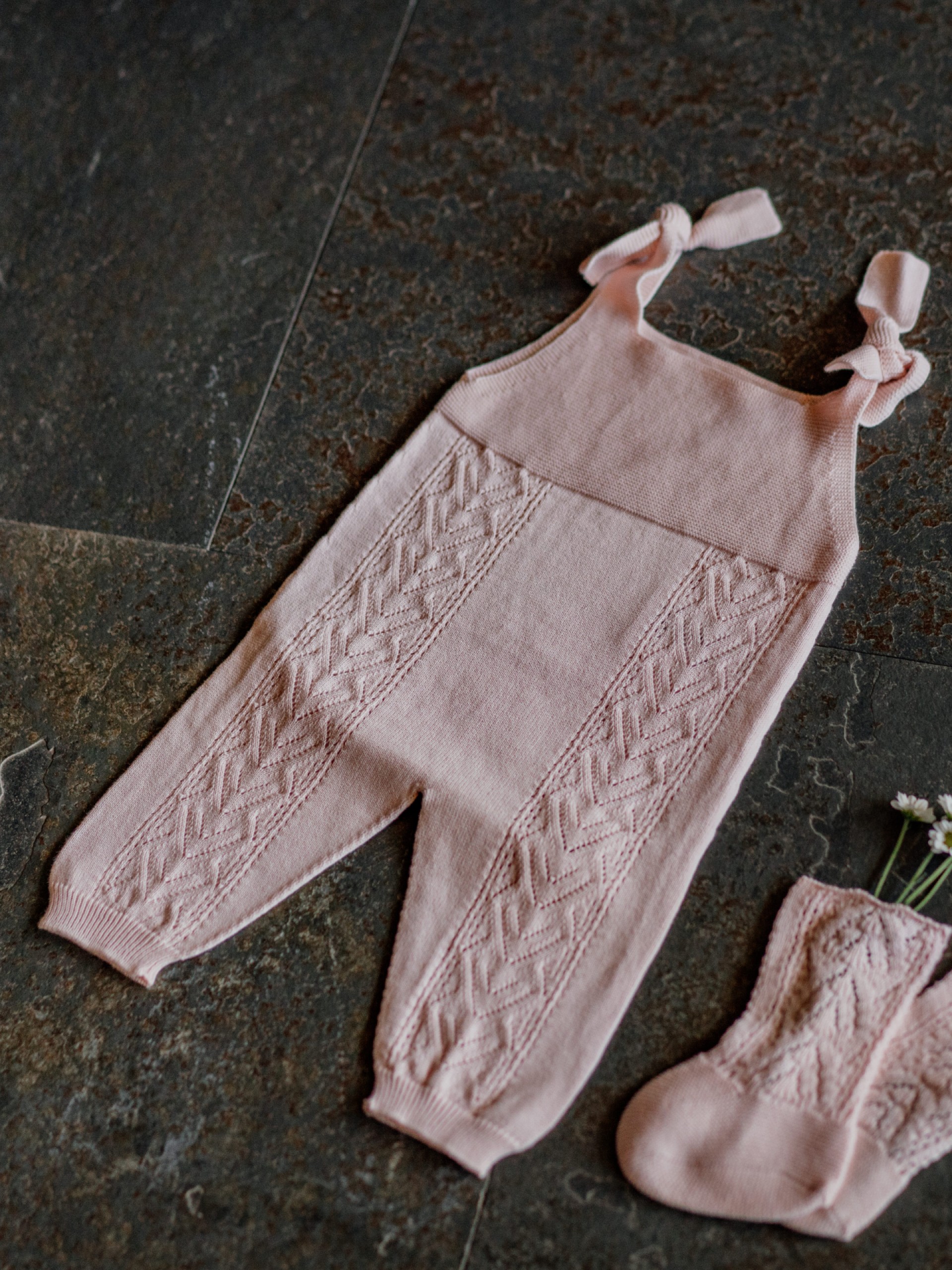 Jardineiras tricotadas