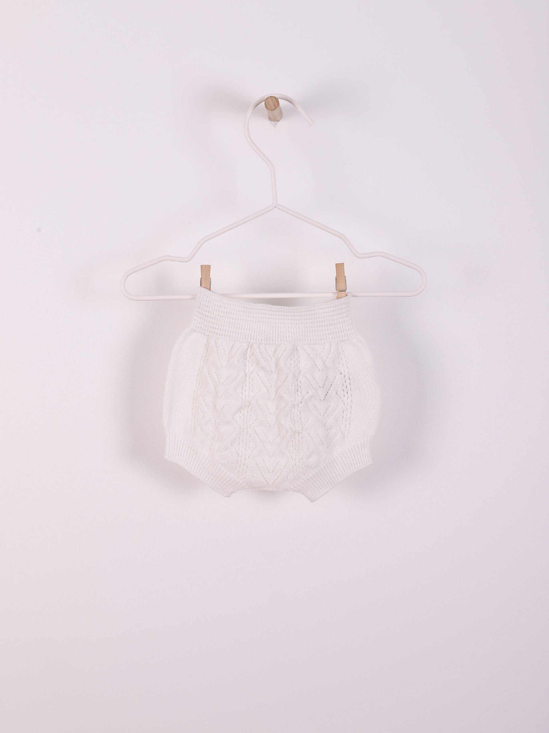 Tapa fralda tricotado