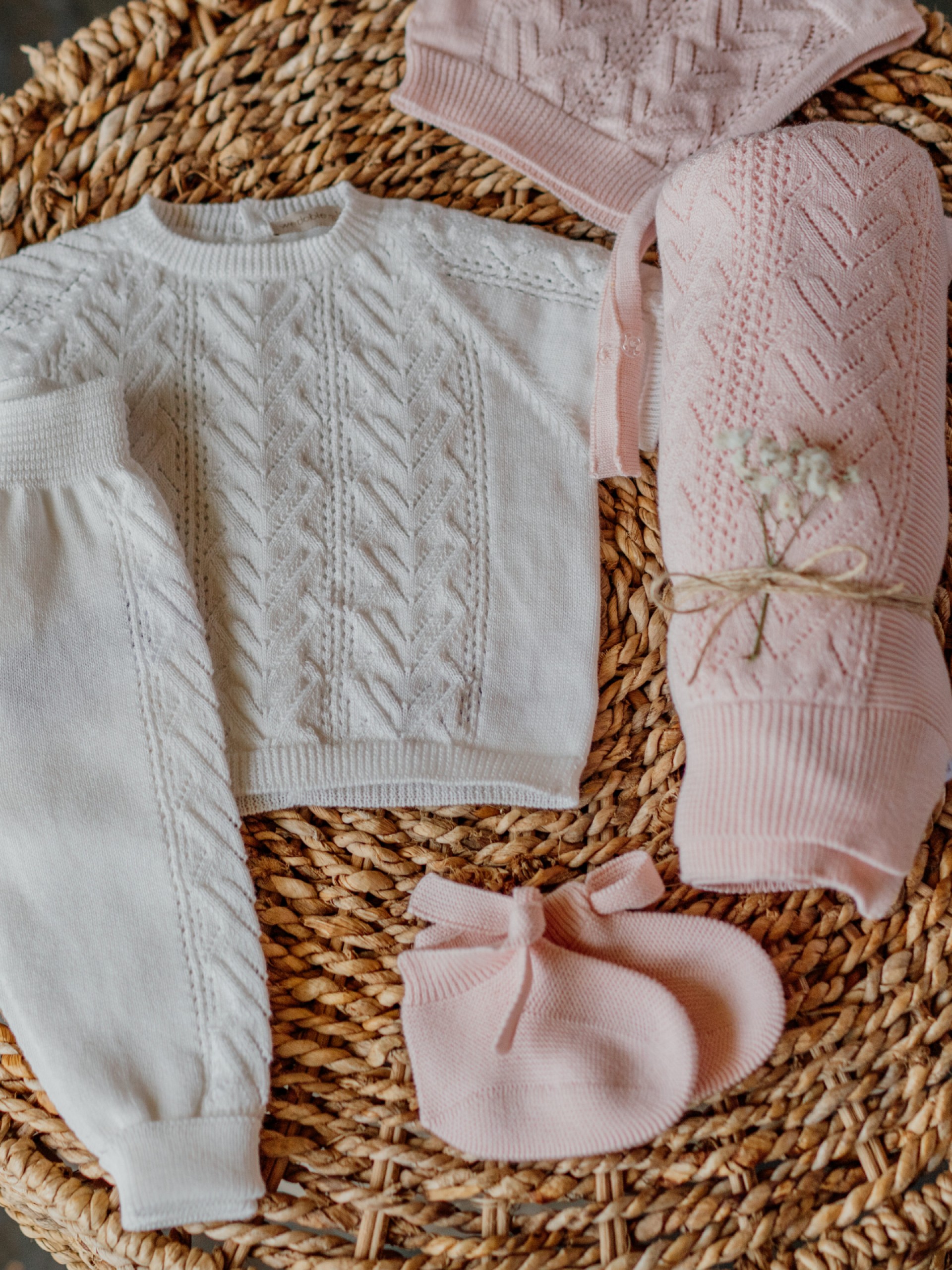 Organic cotton booties