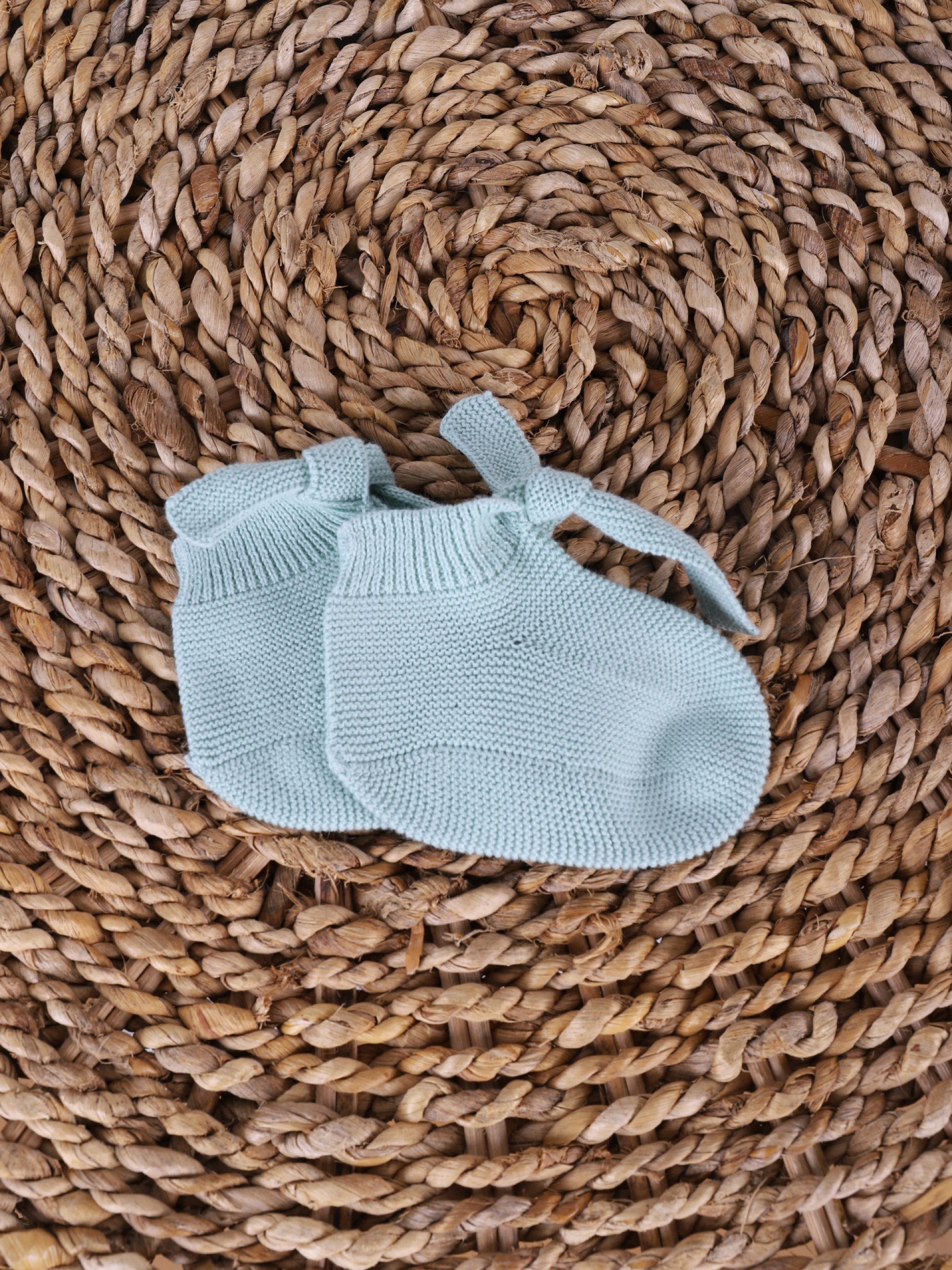 Organic cotton booties