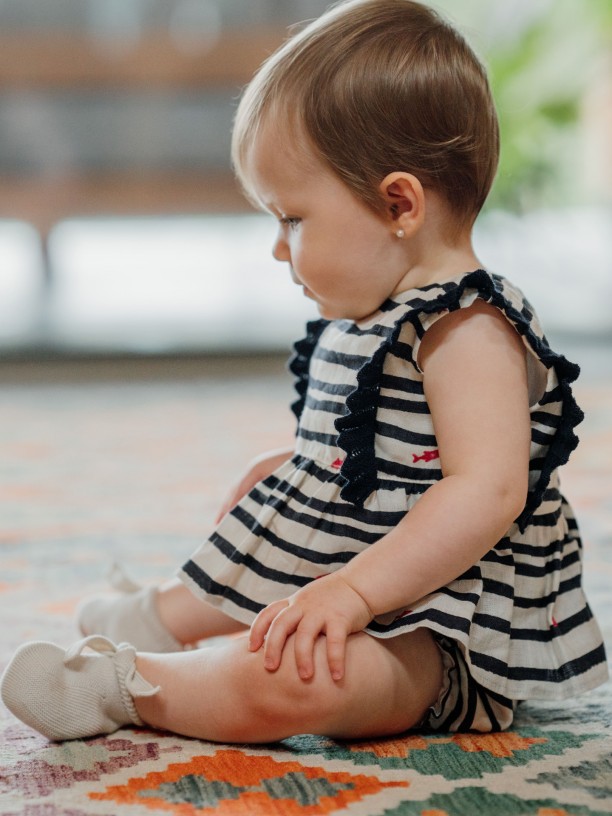 Organic cotton booties