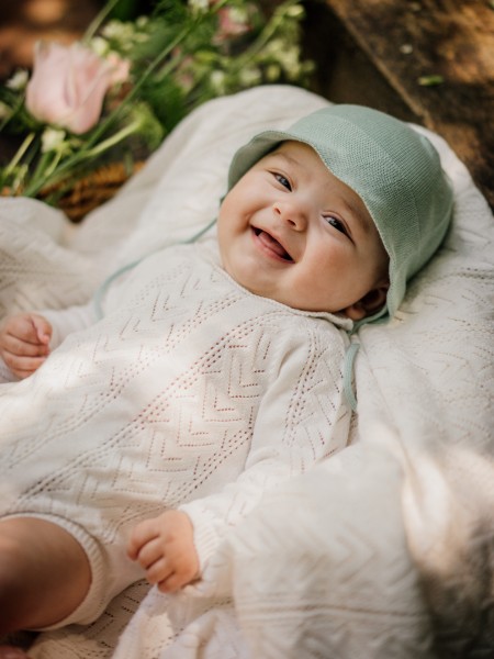 Knitted sun hat