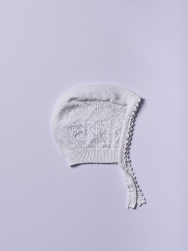 Organic cotton bonnet