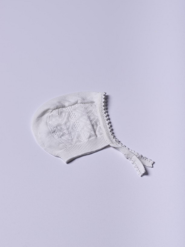 Organic cotton bonnet
