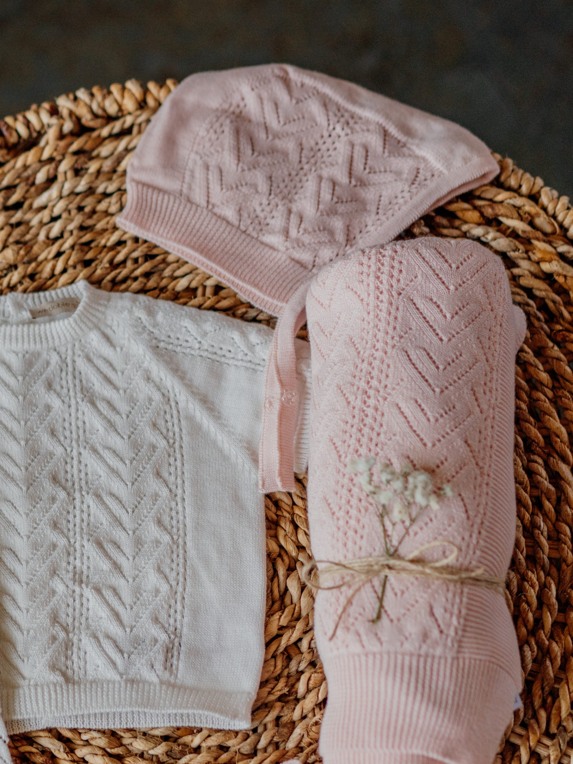 Touca de algodão orgânico