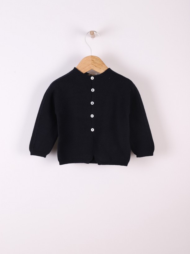 Round-neck cardigan Round-neck cardigan