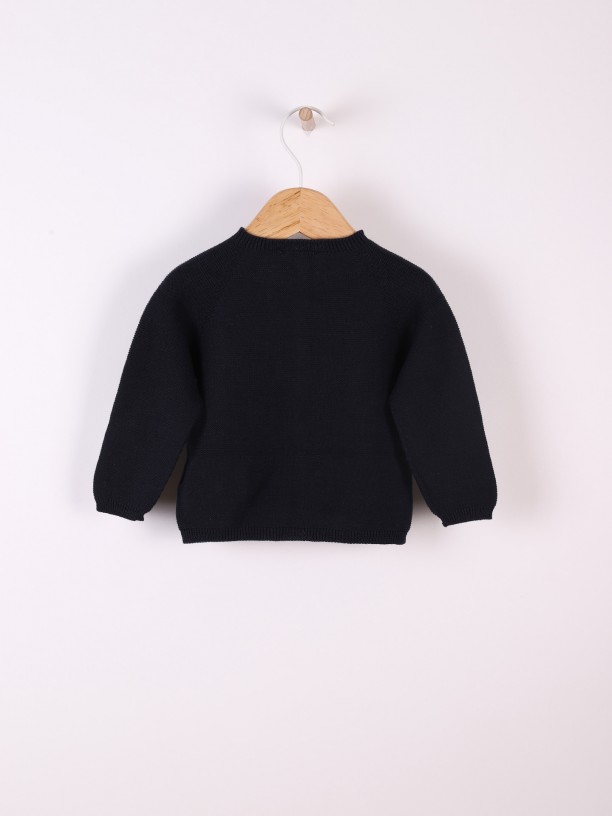 Round-neck cardigan Round-neck cardigan