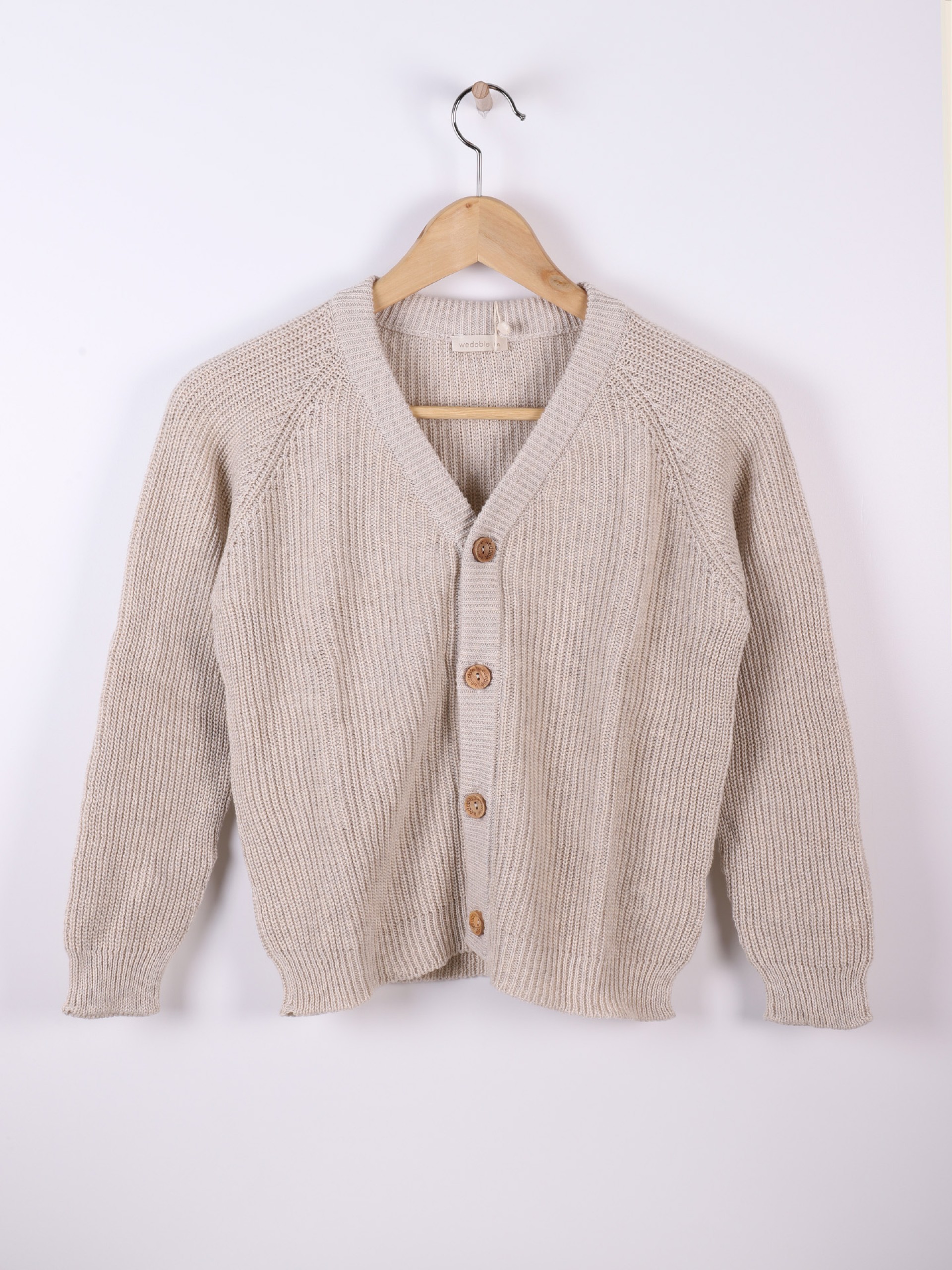 Organic cotton cardigan