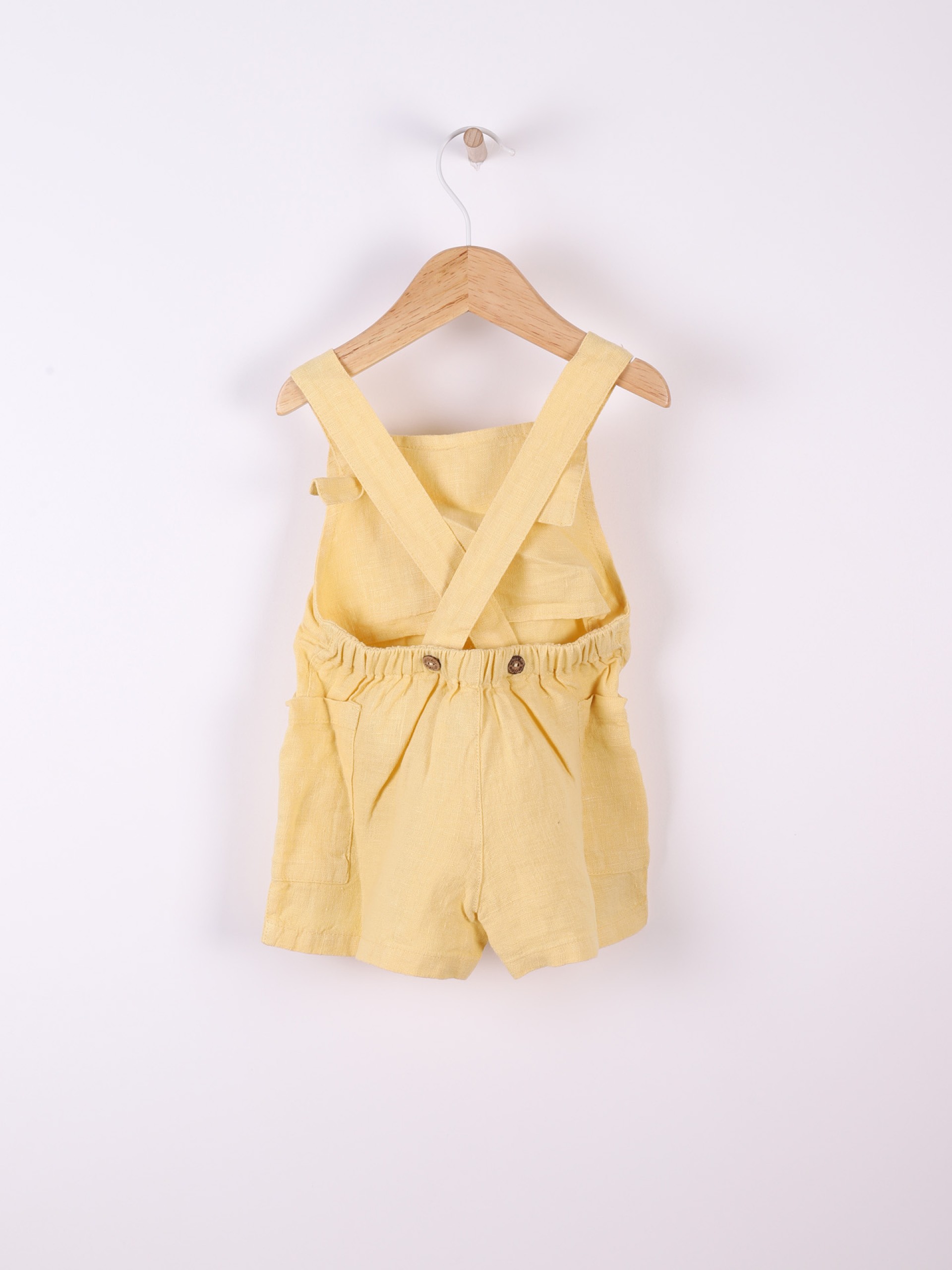 Linen dungarees