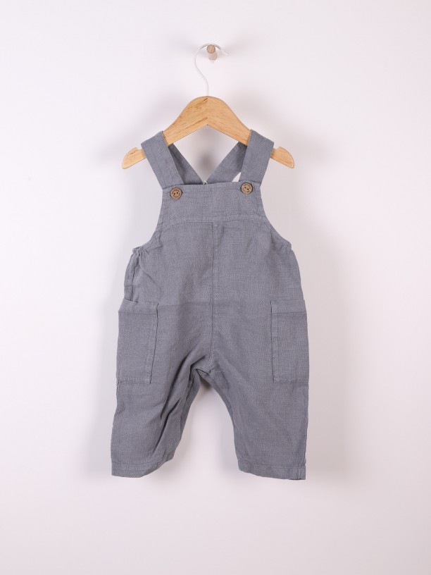Linen dungarees Linen dungarees