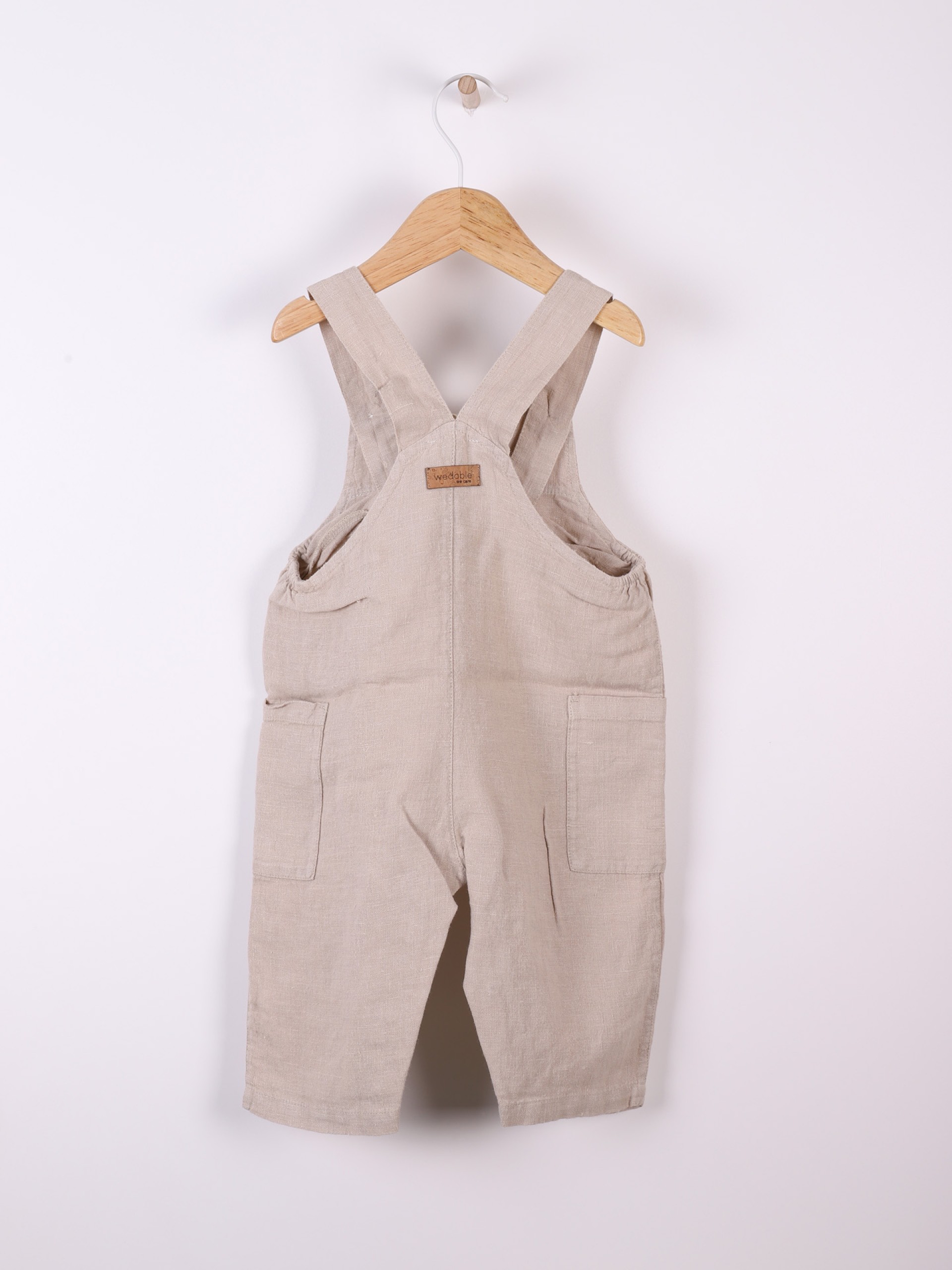Linen dungarees