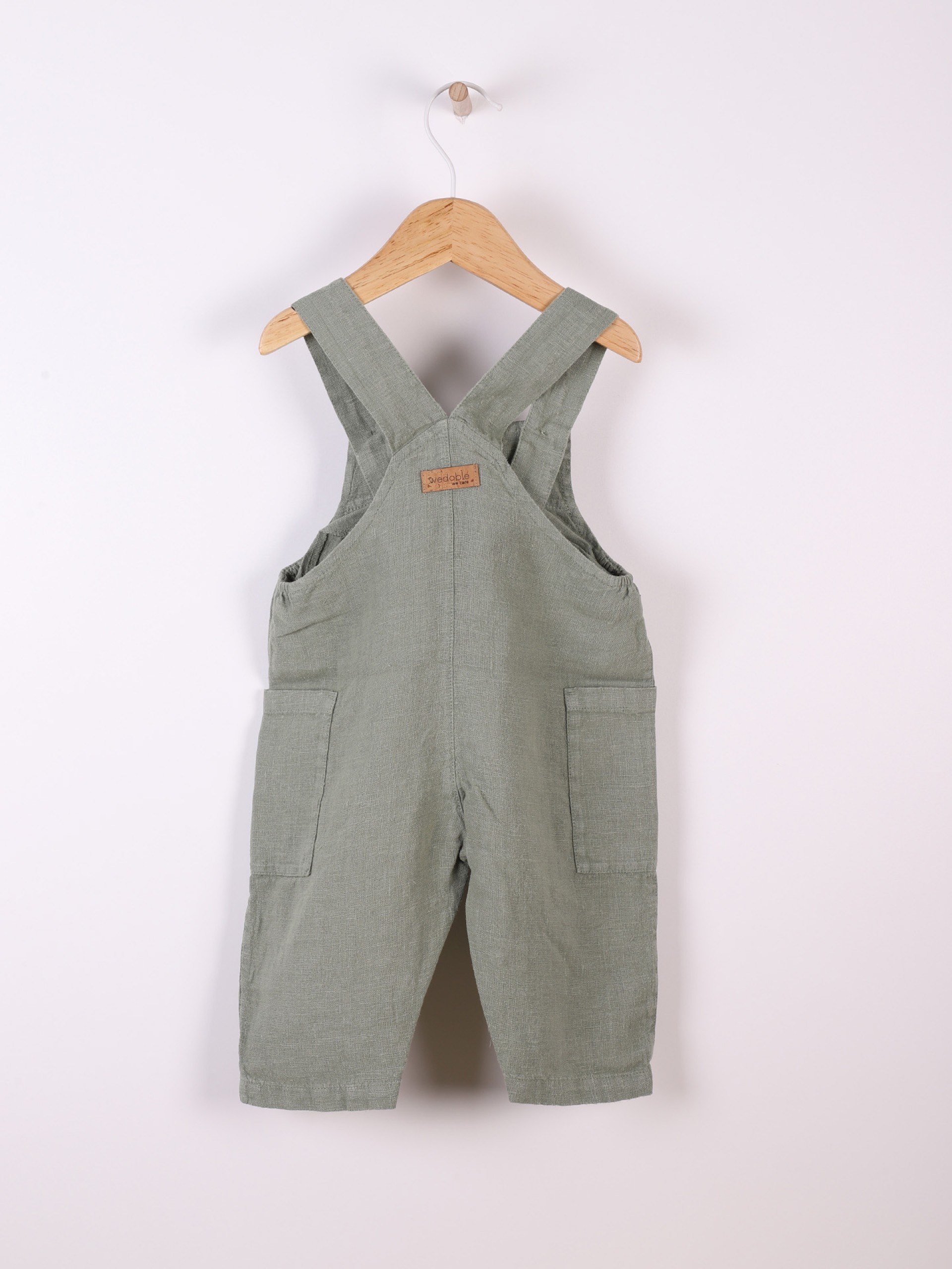 Linen dungarees
