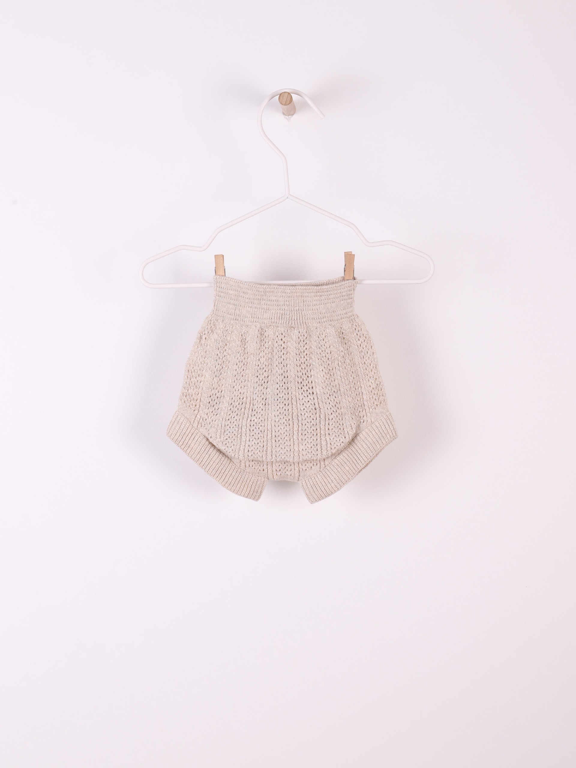 Tapa fralda tricotado