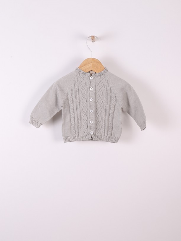 Organic cotton cardigan Organic cotton cardigan