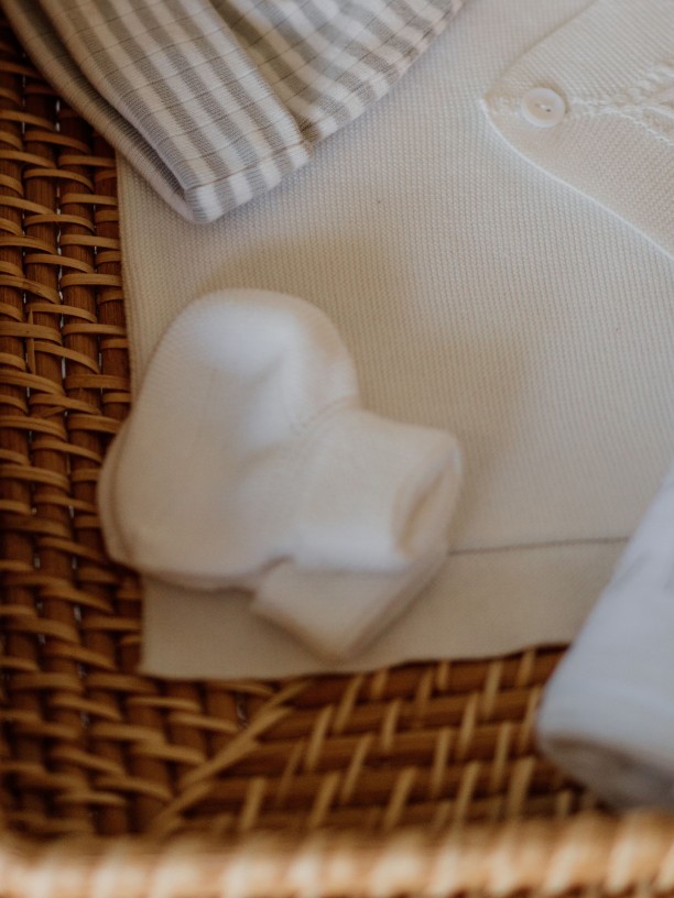 Organic cotton booties Organic cotton booties