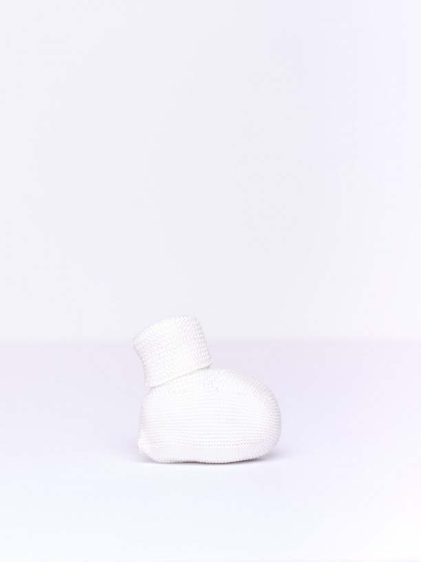 Organic cotton booties Organic cotton booties