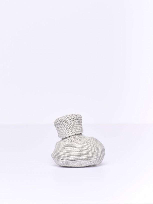 Organic cotton booties Organic cotton booties