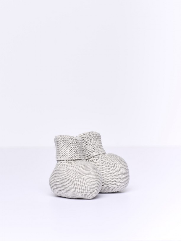 Organic cotton booties Organic cotton booties