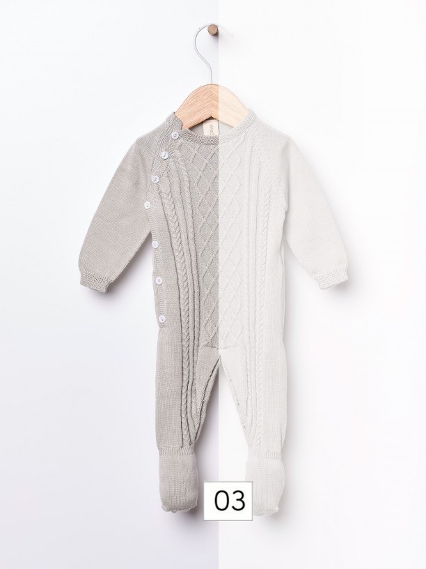 Organic cotton babygrow Organic cotton babygrow