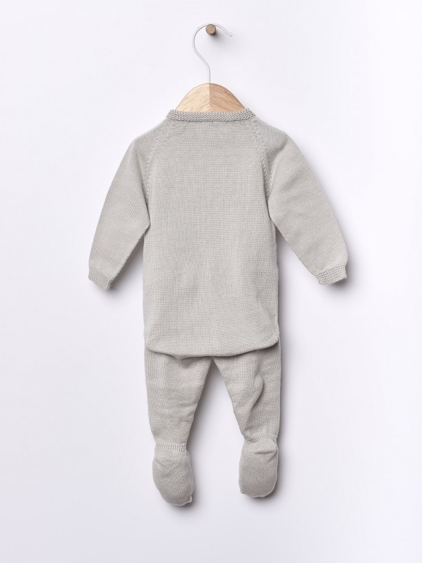 Organic cotton babygrow Organic cotton babygrow
