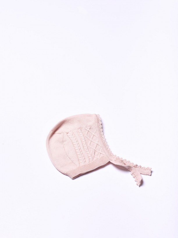 Organic cotton bonnet