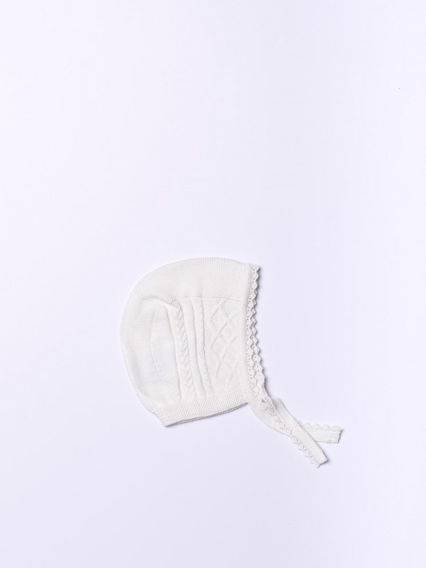 Organic cotton bonnet