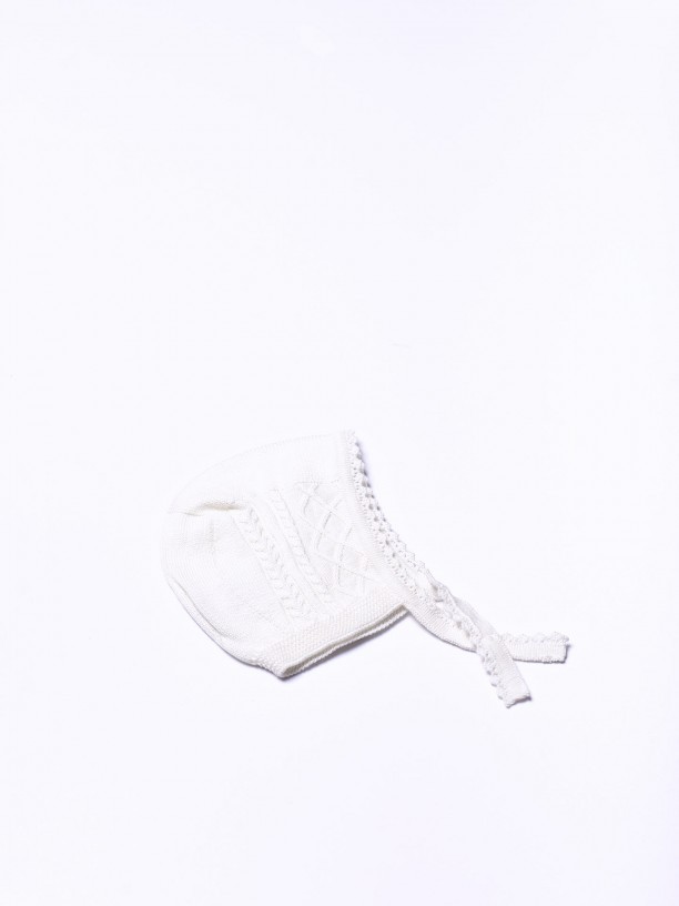Organic cotton bonnet
