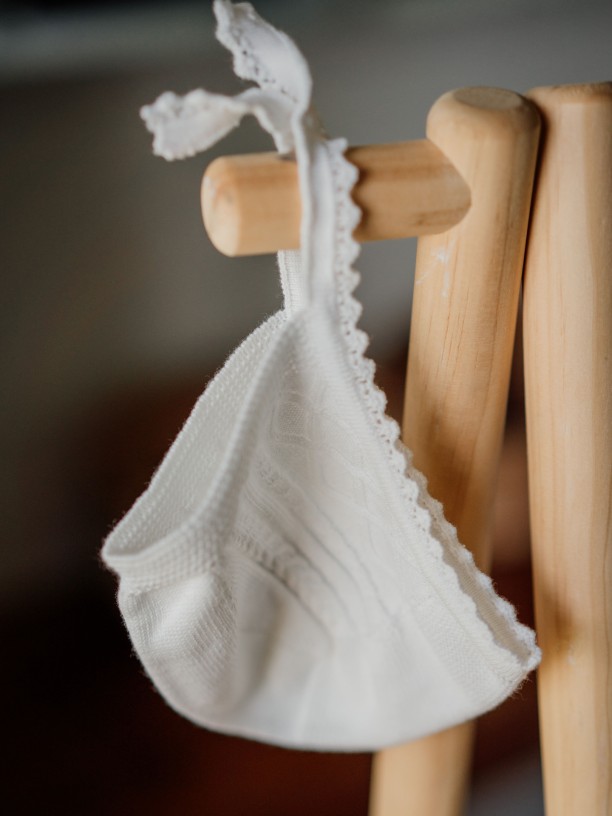 Organic cotton bonnet