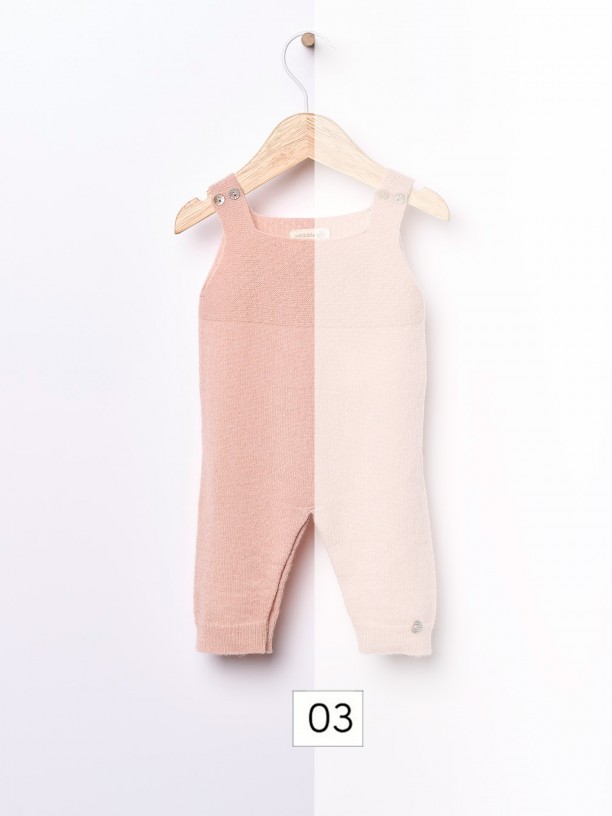 Knitted dungarees
