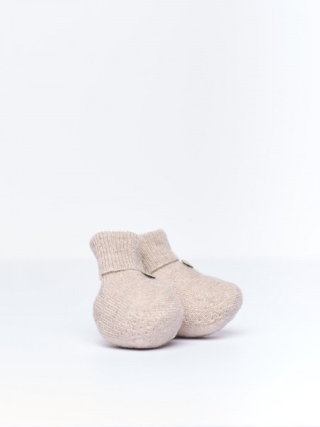 Knitted booties