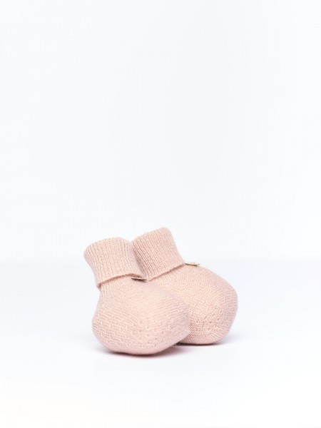 Knitted booties