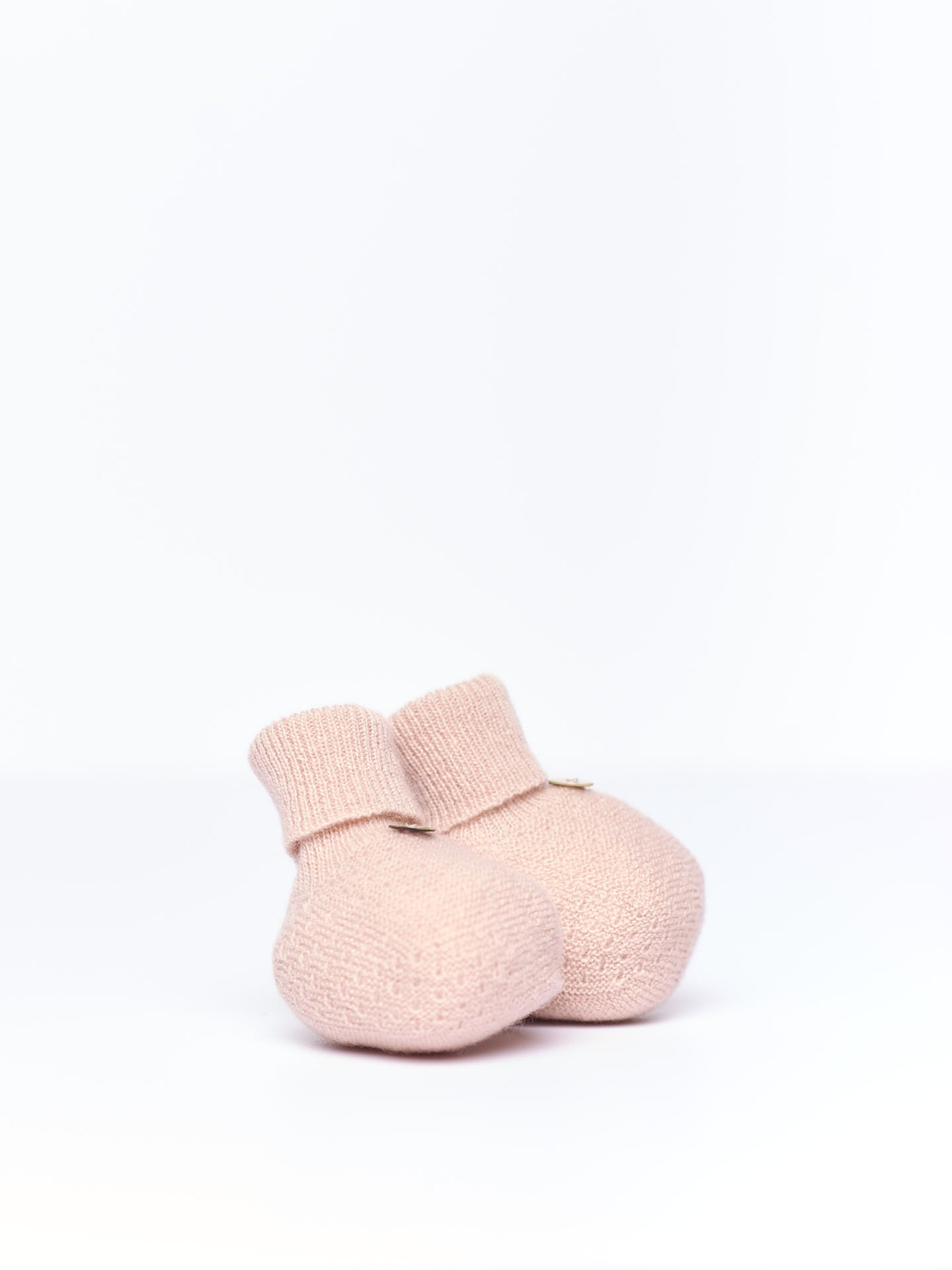 Knitted booties
