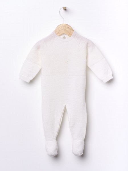 Knitted babygrow