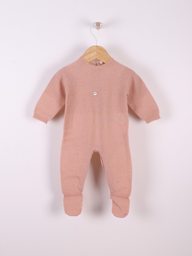 Knitted babygrow