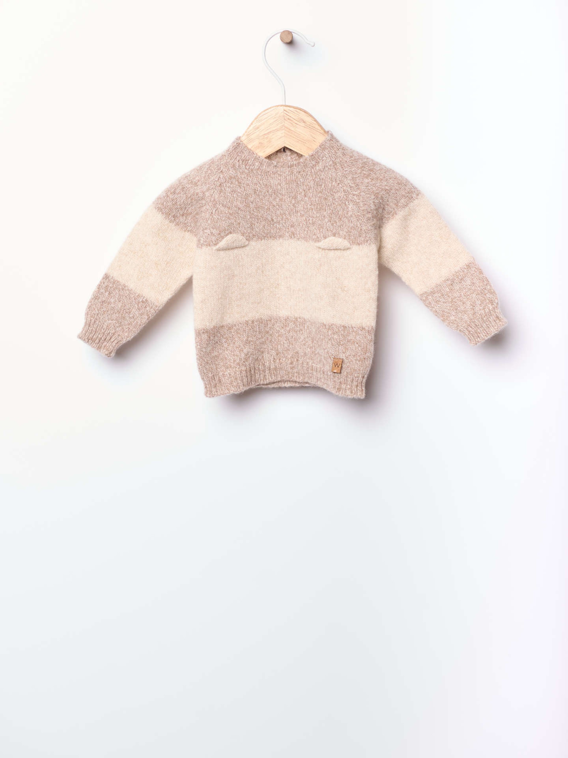 Knitted wool sweater