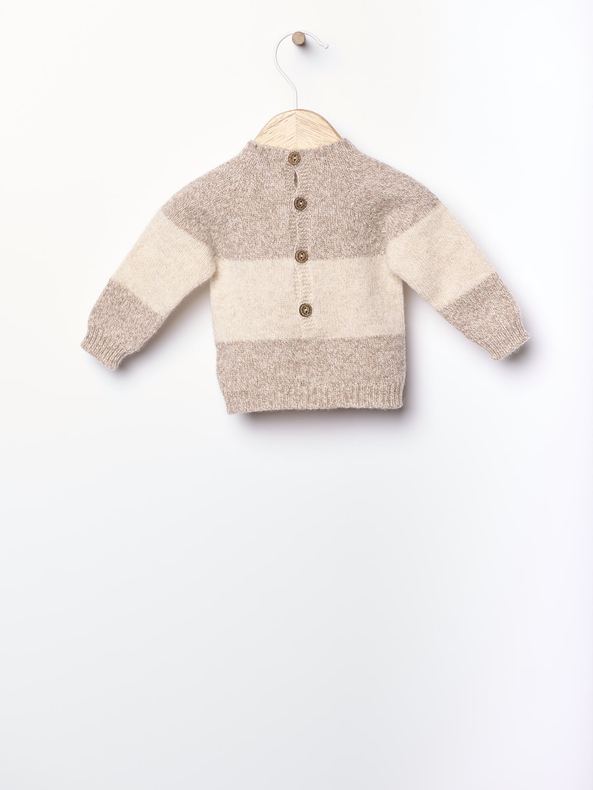 Knitted wool sweater