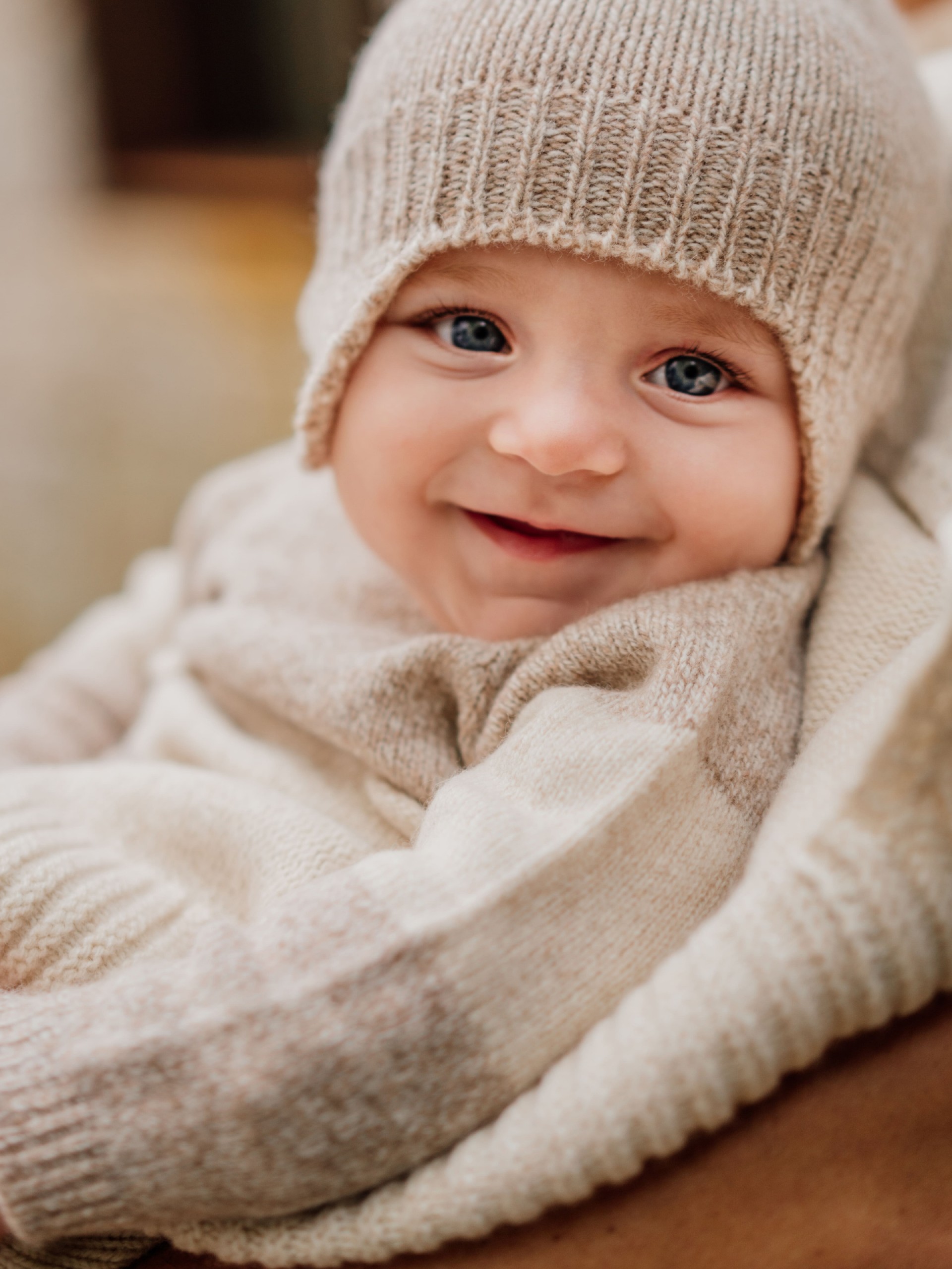 Knitted wool sweater