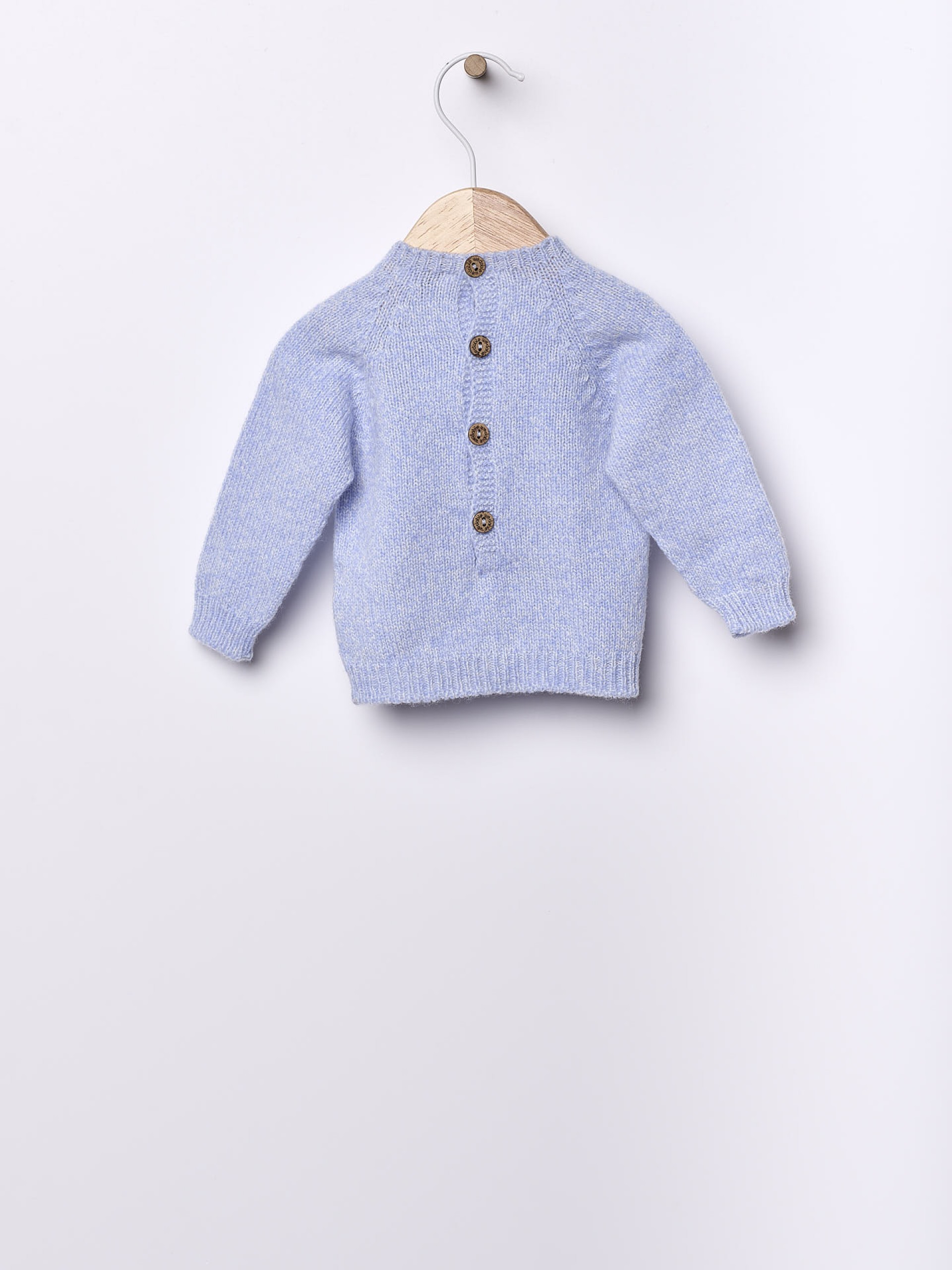 Knitted wool sweater