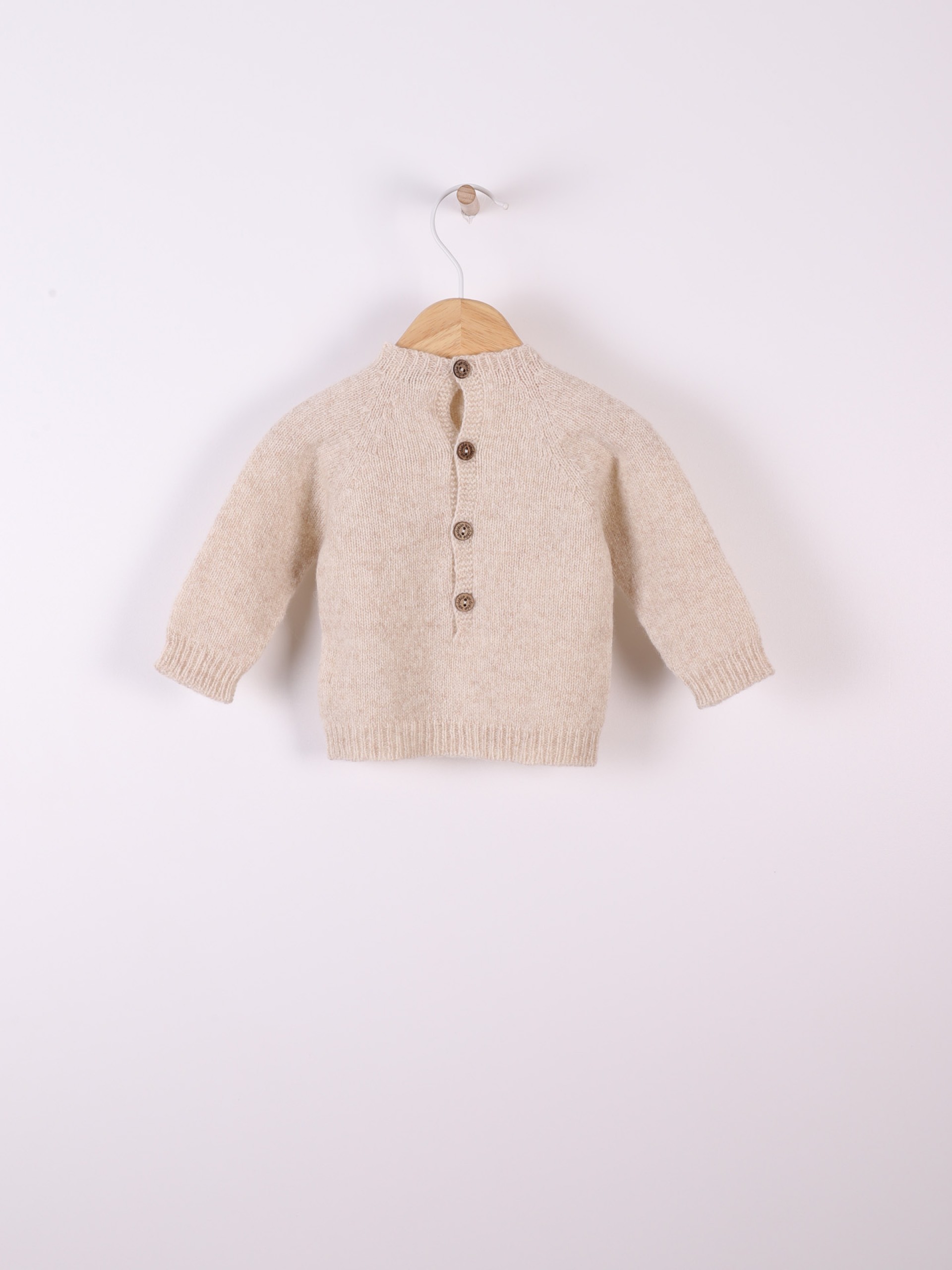 Knitted wool sweater