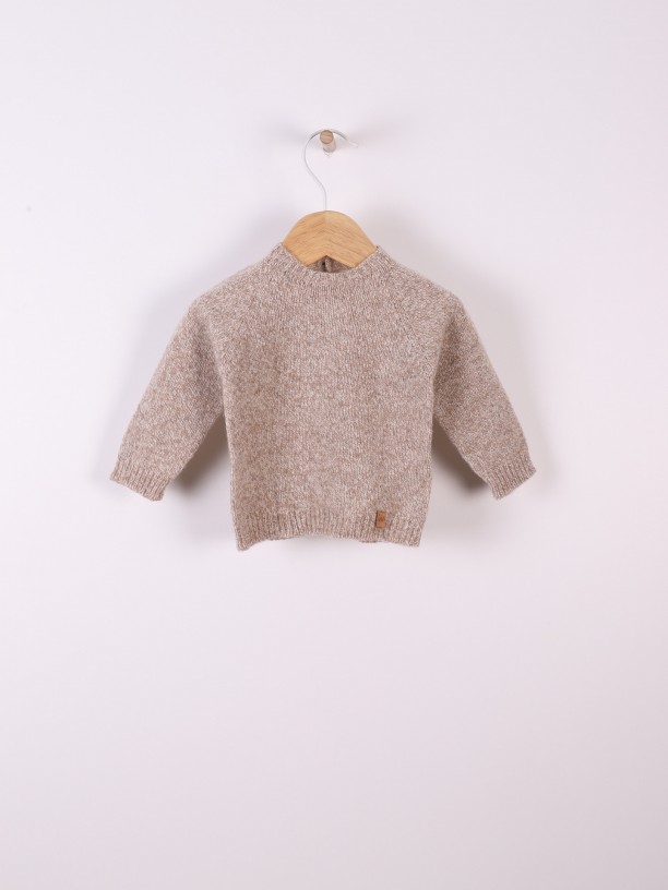Knitted wool sweater