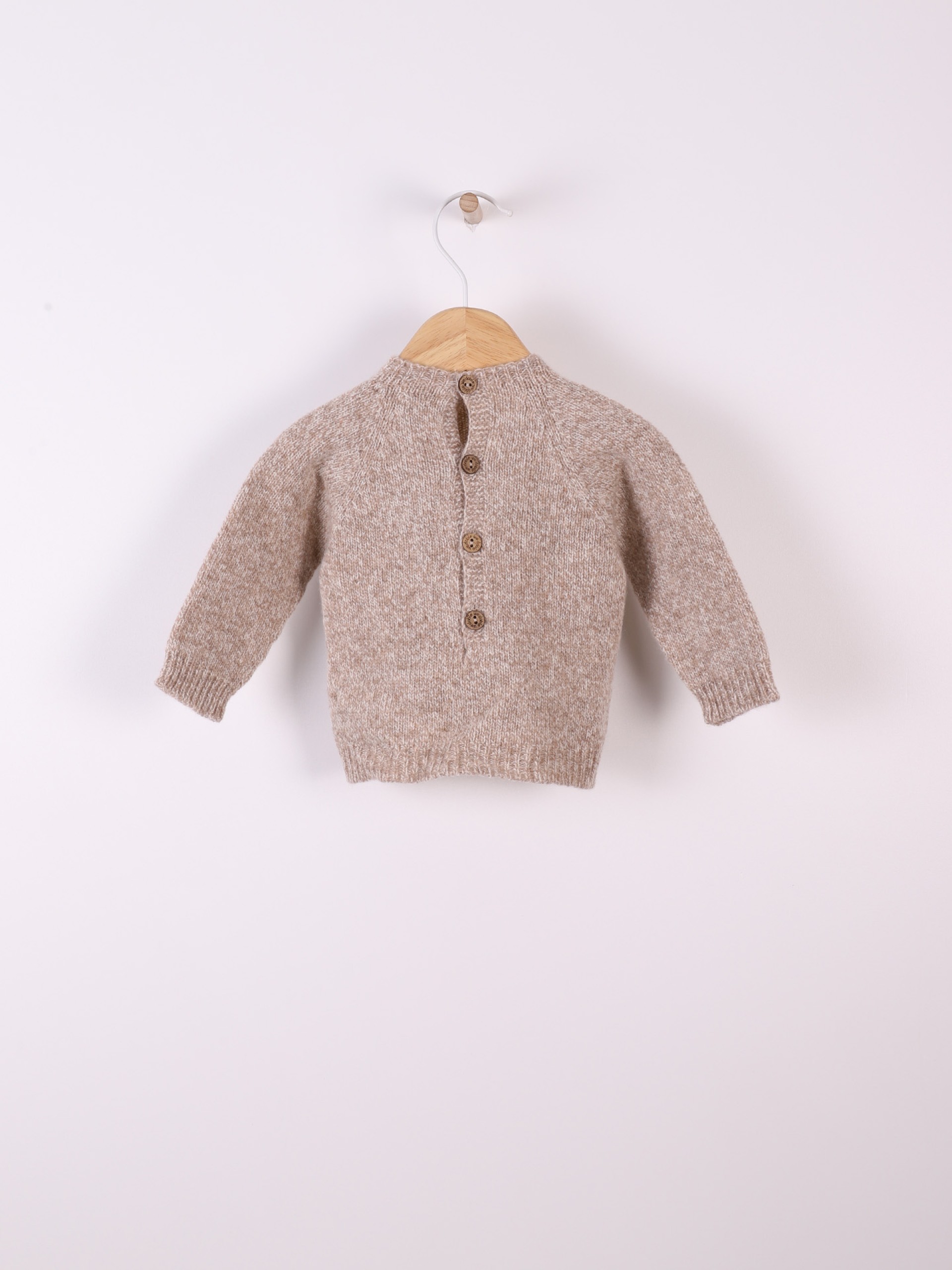 Knitted wool sweater